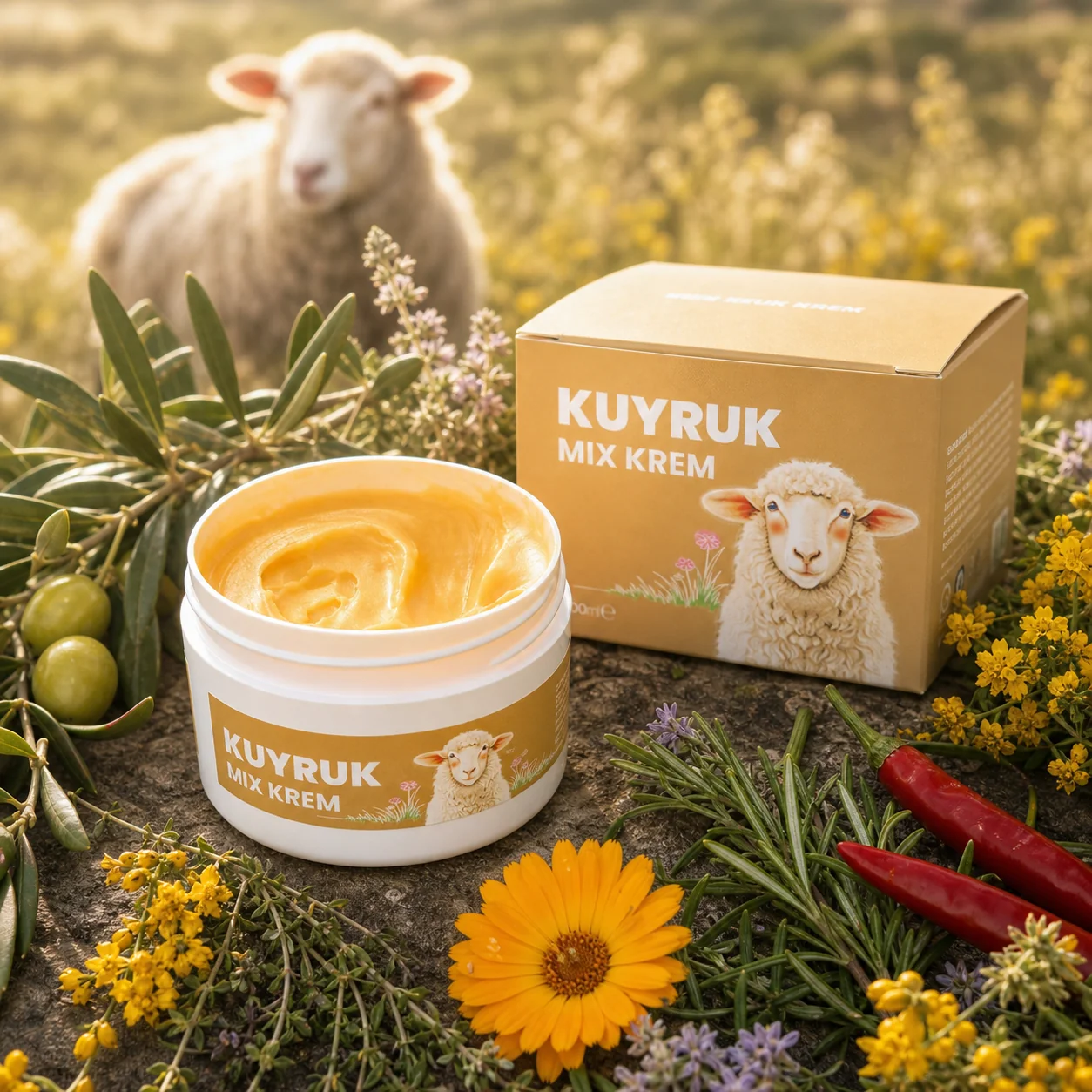 KUYRUK MIX - Koyun Kuyruk Yağı Krem